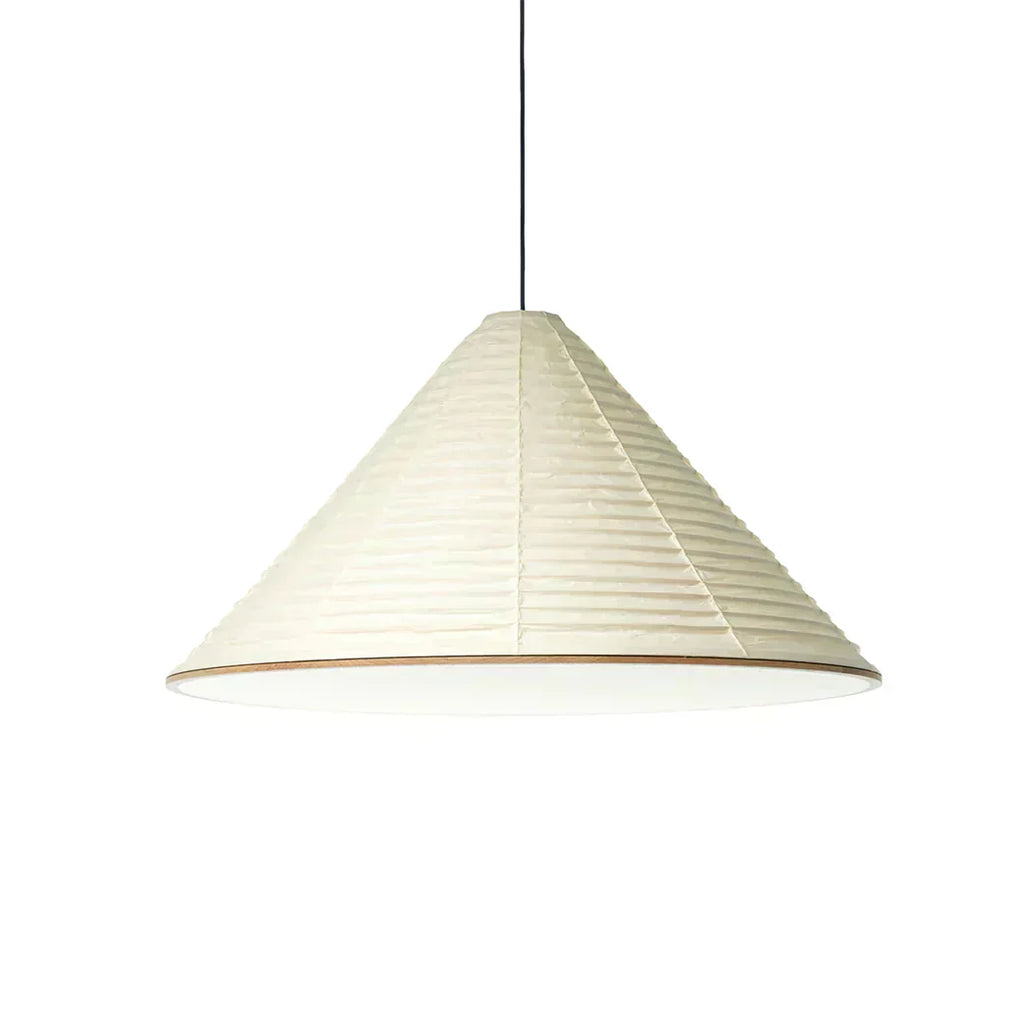 LumaCone Washi Pendant Light In Modern Paper Glow Ambience