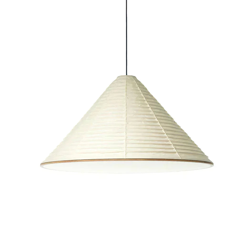LumaCone Washi Pendant Light In Modern Paper Glow Ambience