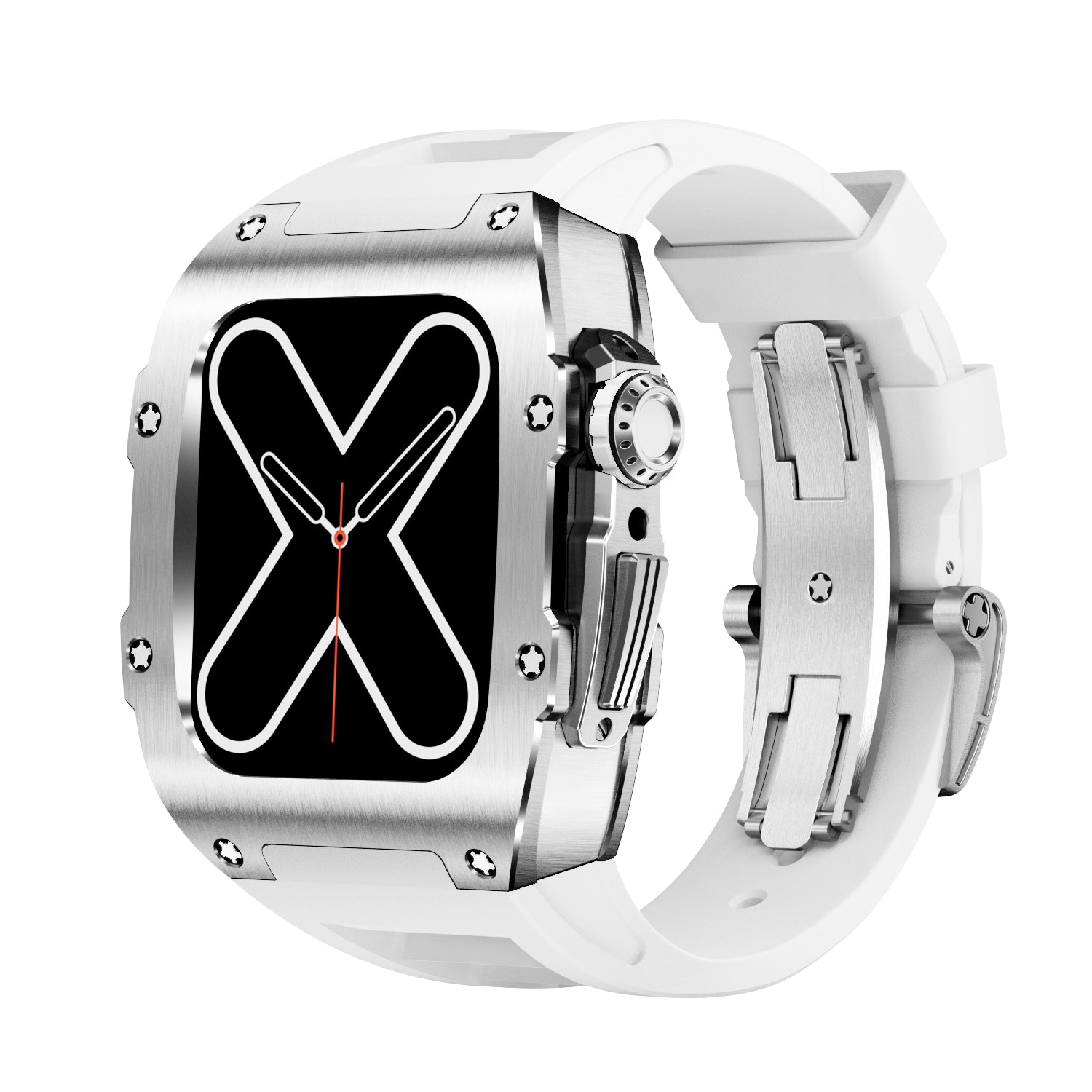 RM 9009 Series Apple Watch Silver Case For Apple Watch