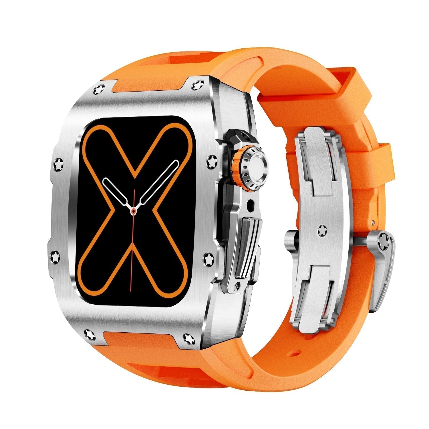 RM 9009 Series Apple Watch Silver Case For Apple Watch