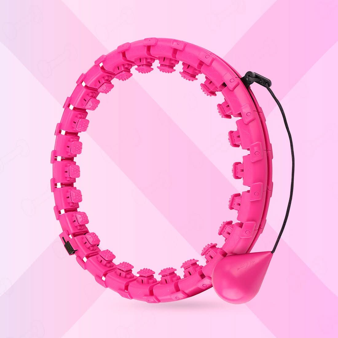 PulseFit Pro Adjustable Hula Hoop For Effective Home Fitness And Slim Waistline