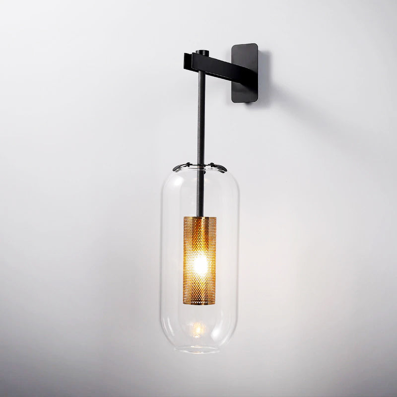AriaNord Glass Wall Light In Modern Minimalist Design