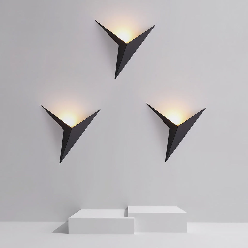 Luma Origami Wall Lamp With Inner Glow And Soft Shine