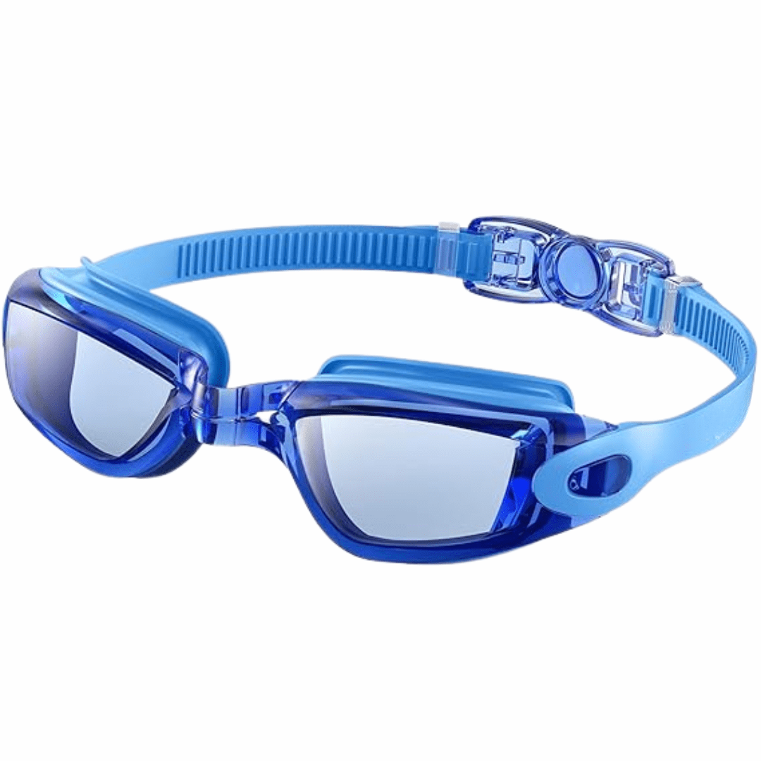 AquaGlide Anti-Fog Swimming Goggles For Optimal Vision And Comfort