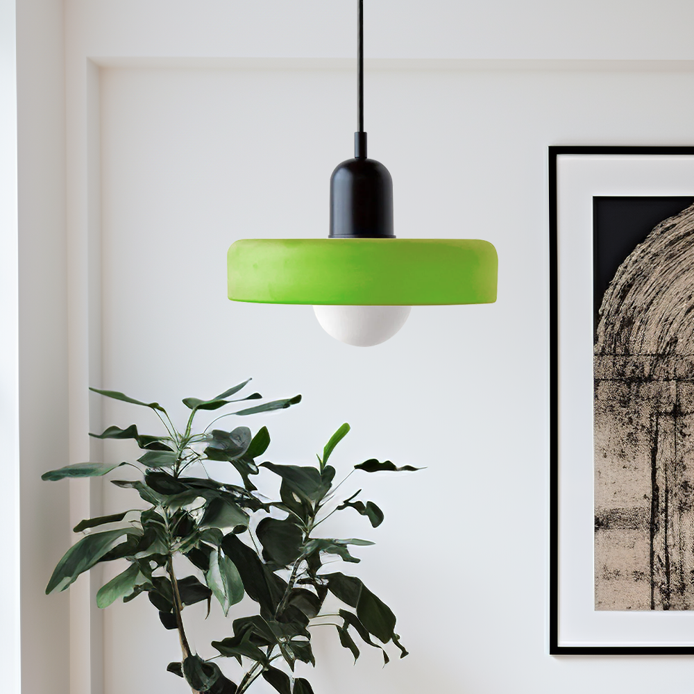 Bauhaus Colored Glass Pendant Light For Modern Homes