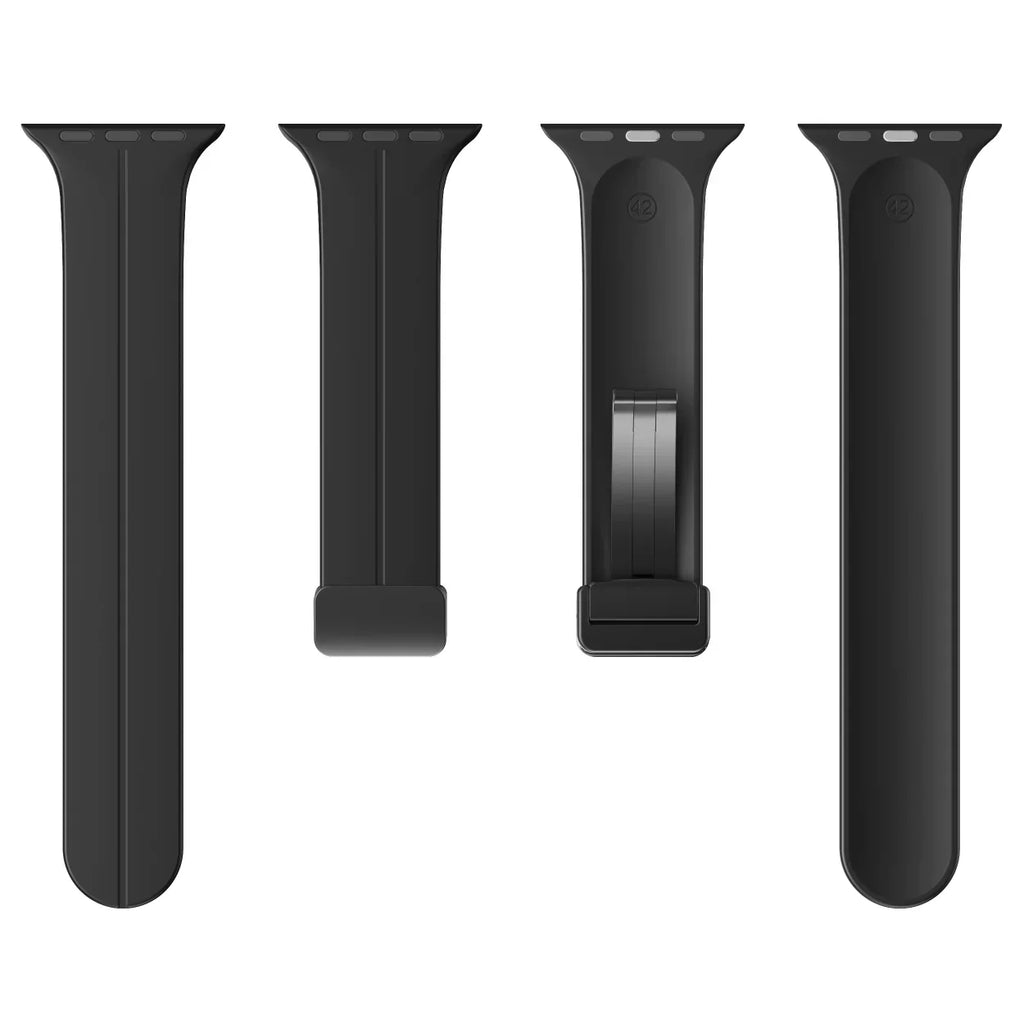 Silikonový řemínek Apple Watch s magnetickým zapínáním pro snadné nastavení