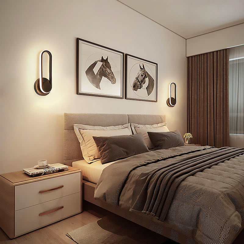 Nordix Nordic Style Adjustable Metal Bedside Wall Lamp
