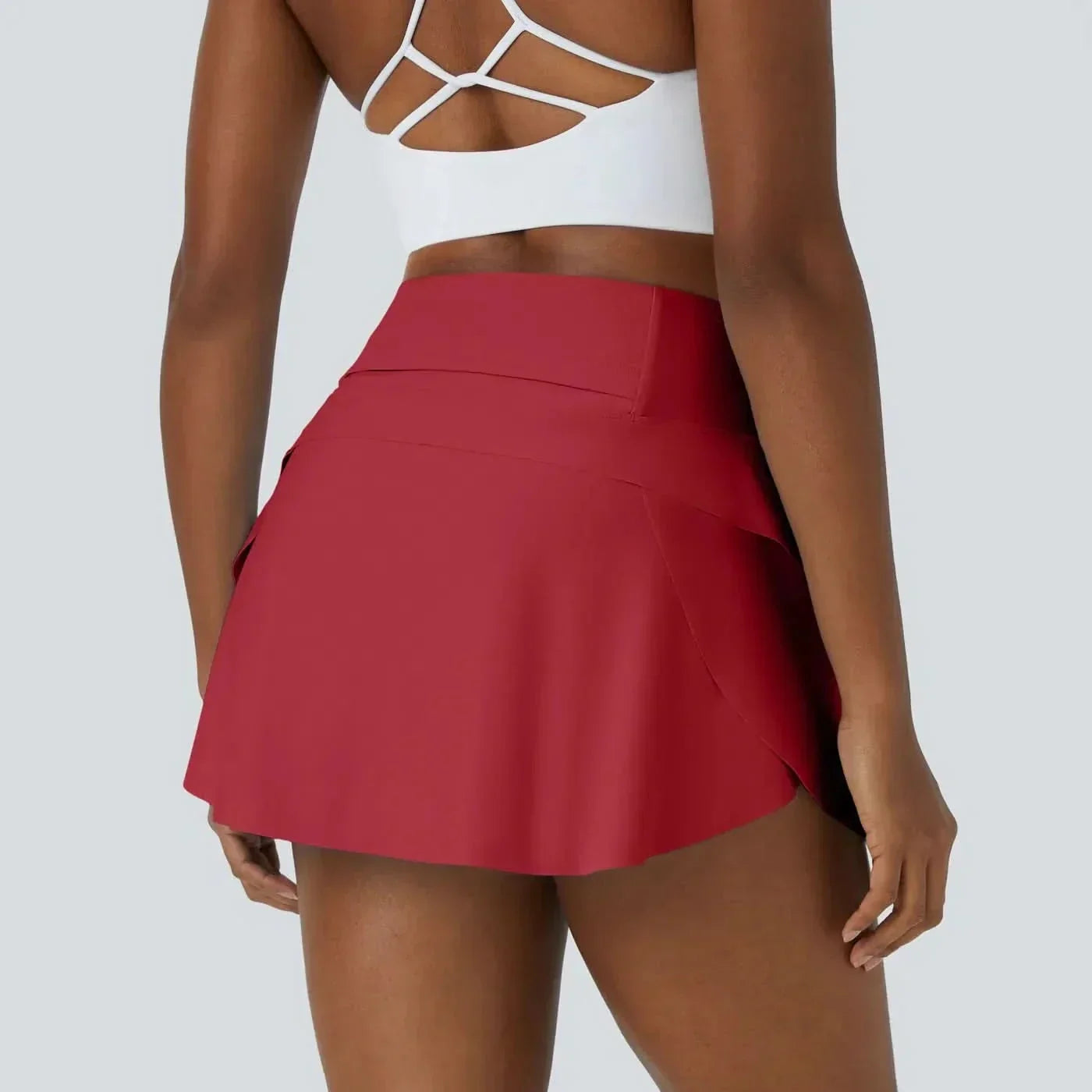 FlowPulse 2-In-1 Dance Skirt With Integrated Shorts And Hidden Back Pocket