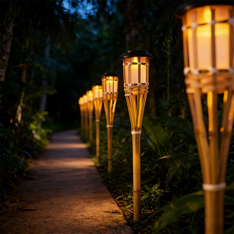 Solar-Fackel-Rasenlampe