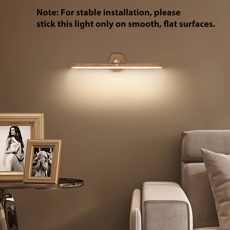 Obrotowa lampa ścienna LED