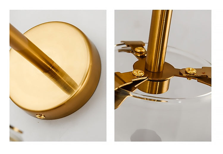 AriaNord Glass Wall Light In Modern Minimalist Design