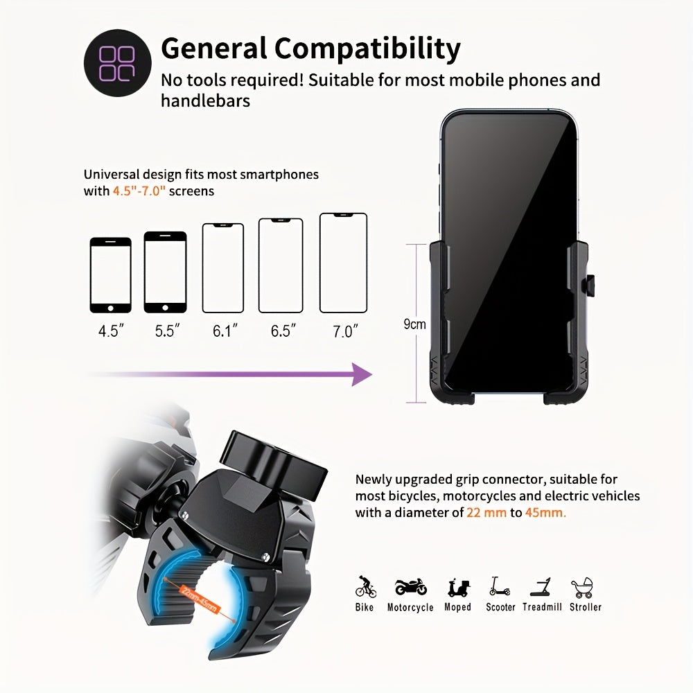 360° Bicycle Phone Holder Mount