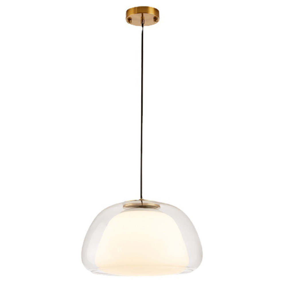Aurora Milk Glass Pendant Light Modern Hanging Lamp | Fervei