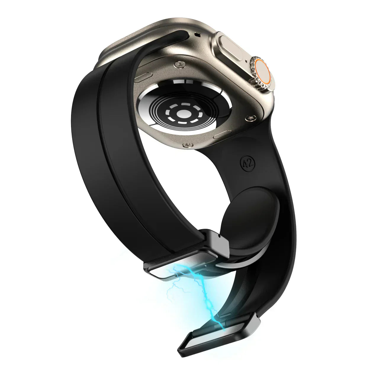 Silikonový řemínek Apple Watch s magnetickým zapínáním pro snadné nastavení