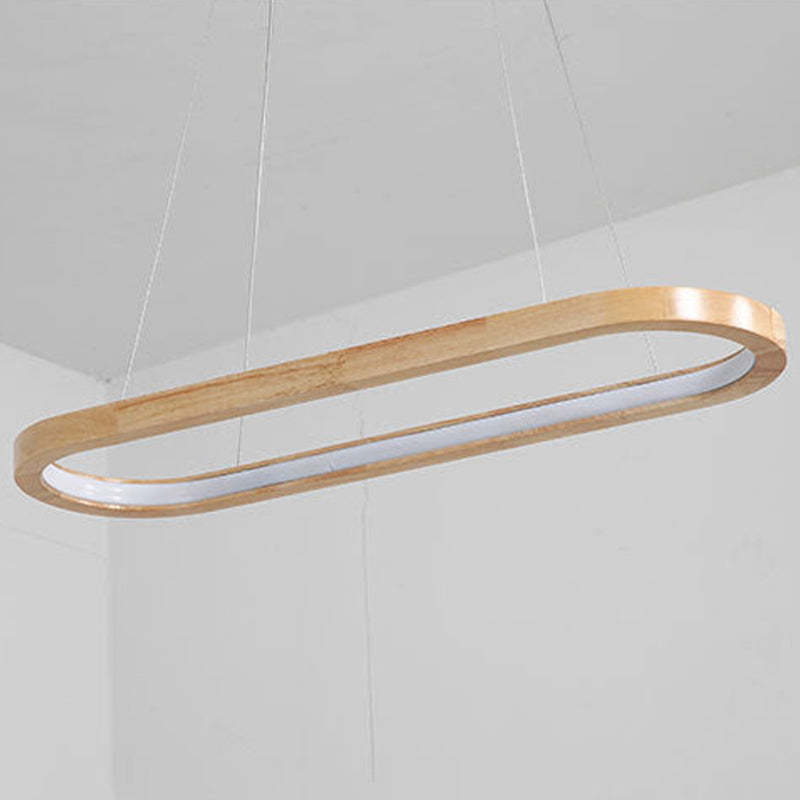 NovaHaus Lunara Modern Pendant Lamp In Metal And Wood For Contemporary Interiors