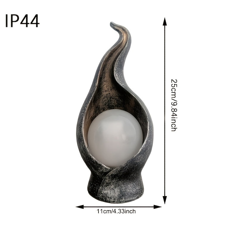 Solar Flame Garden Lamp