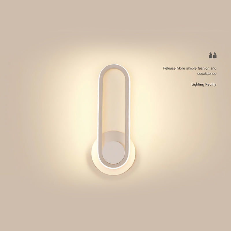 Nordix Nordic Style Adjustable Metal Bedside Wall Lamp