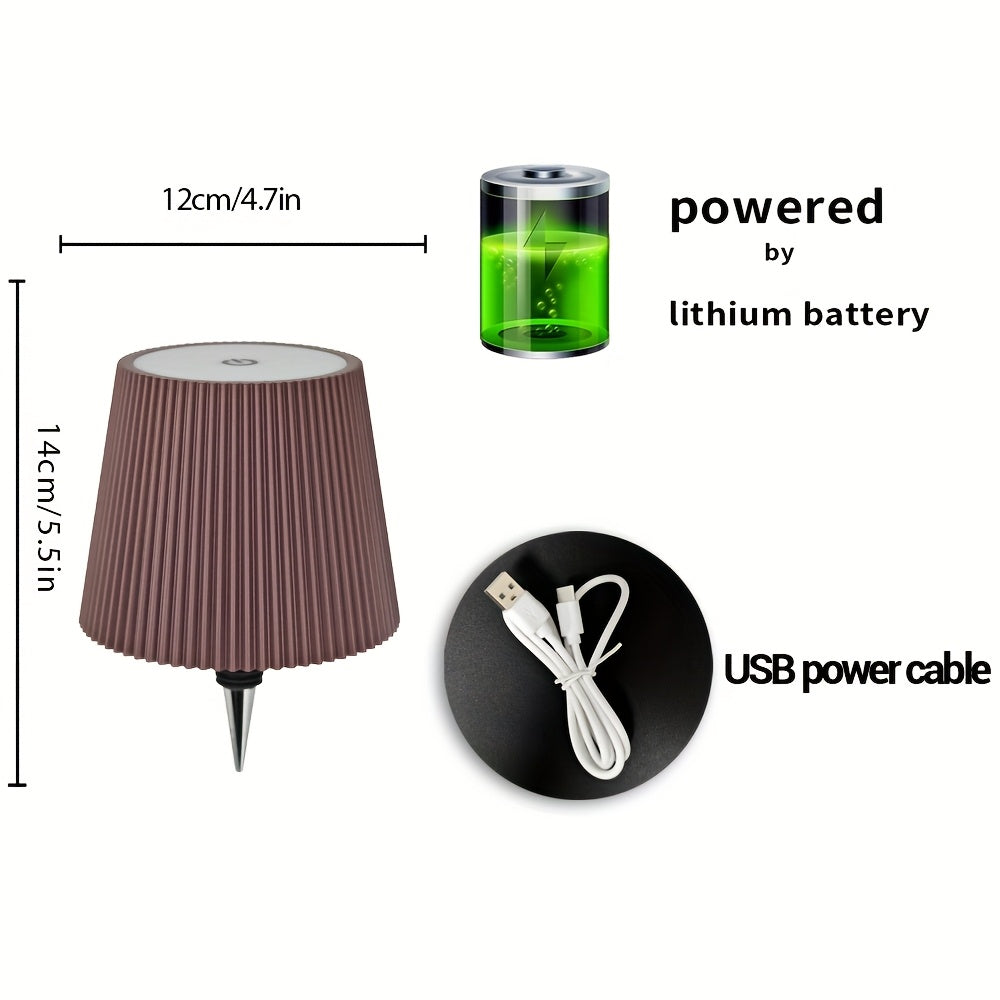 Rechargeable Bottle Table Lamp