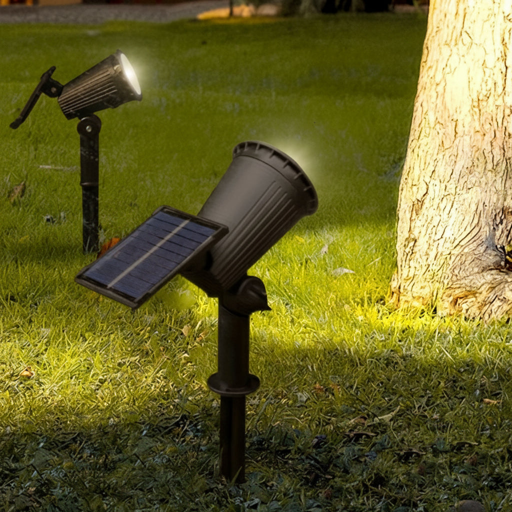 RGB Solar Spotlight Set for Trees and Backyard Decor