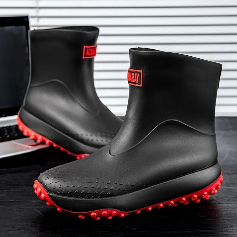 Slip-On Waterproof Rain Boots