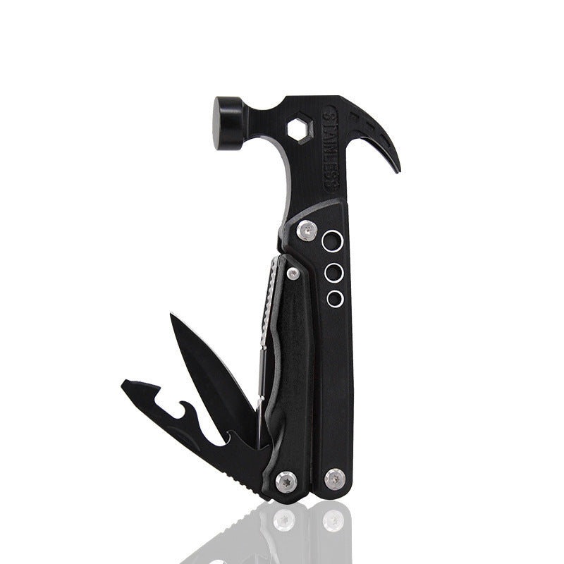 19-in-1 Multitool Hammer – Versatile Tool Combining Hammer, Pliers, Screwdriver, Knife, Bottle Opener, and 13 Extra Functions for Camping, DIY, and Emergencies