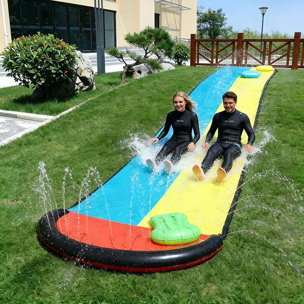 夏の涼しい遊びに最適な膨らませるサーフィン芝生スライド