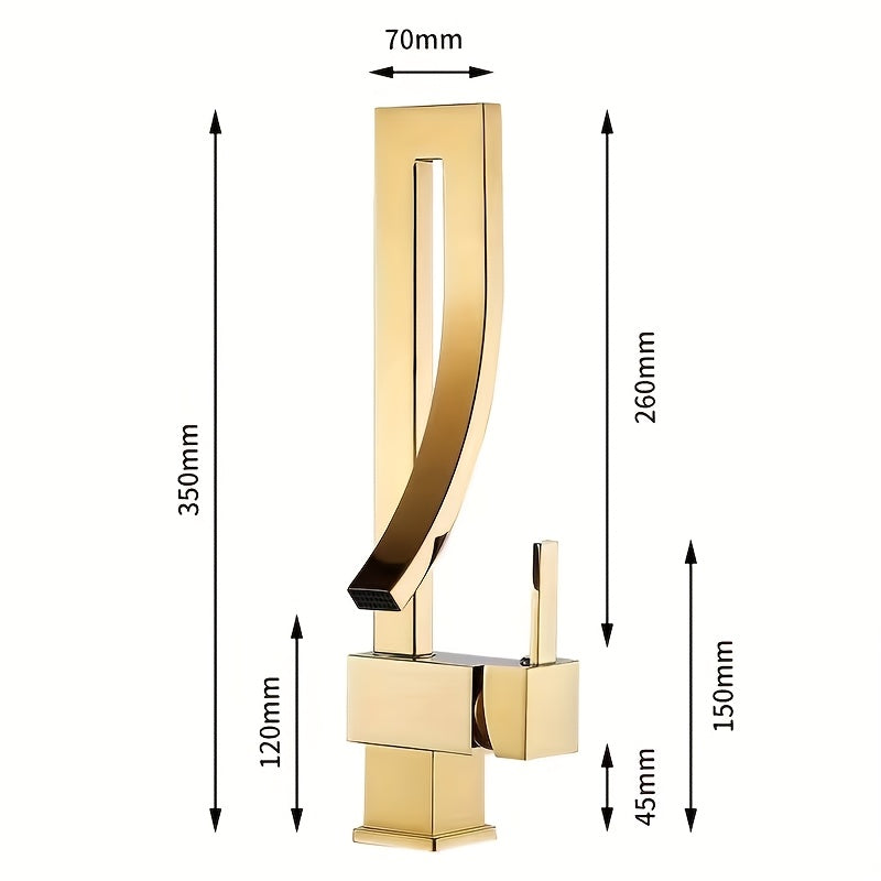 Modern Waterfall Basin Faucet