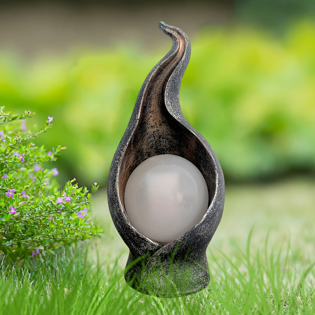 Solar Flame Garden Lamp