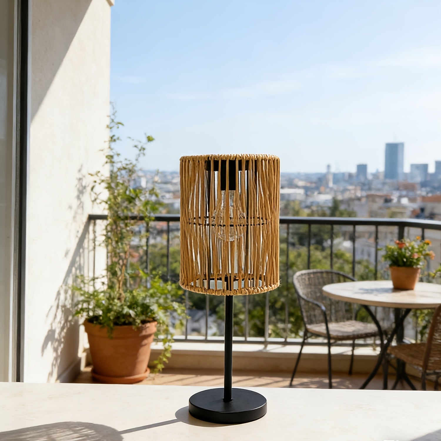 Decorative Solar Lantern for Bistro and Café Spaces