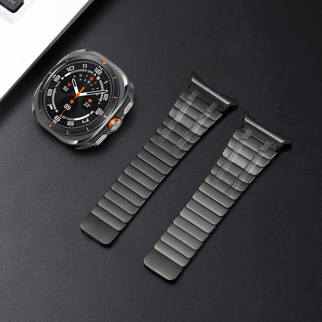 AP Frostet Rustfrit Stål Magnetisk Rem til Samsung Watch 7 Ultra | Fervei