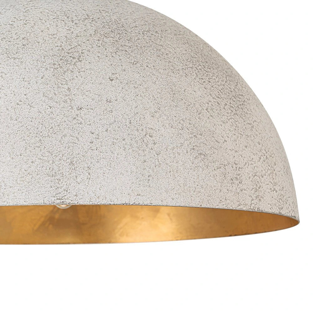 Industrial Oversized Metal Dome Pendant Light, 1 Light