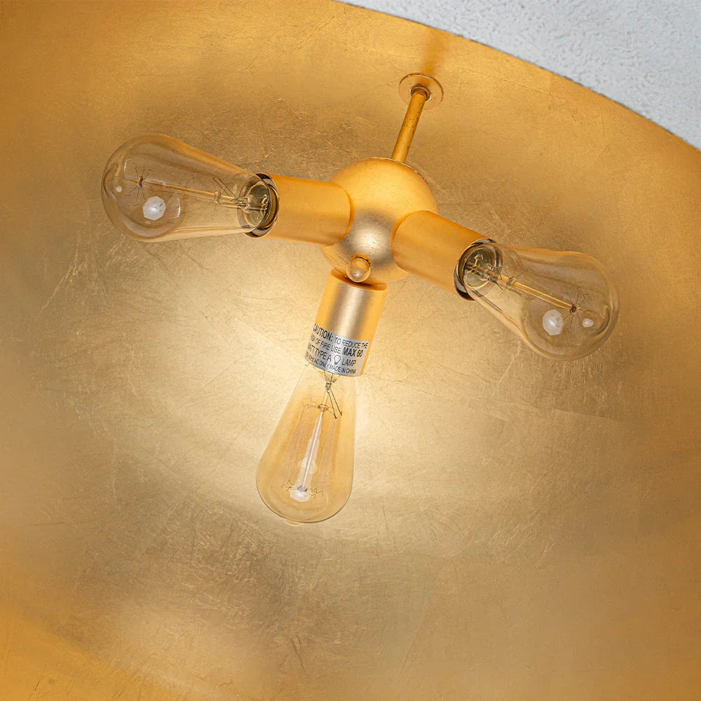 Industrial Oversized Metal Dome Pendant Light, 1 Light