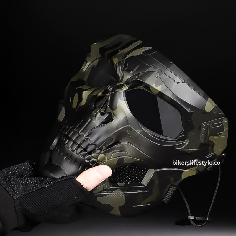 Ghost Skull Rider Mask For Airsoft, Paintball And Off Road Riding