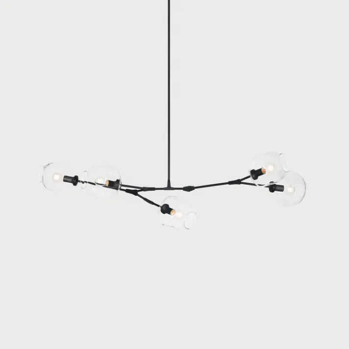 Lampada a sospensione BubbleLight Sputnik con bolle di vetro