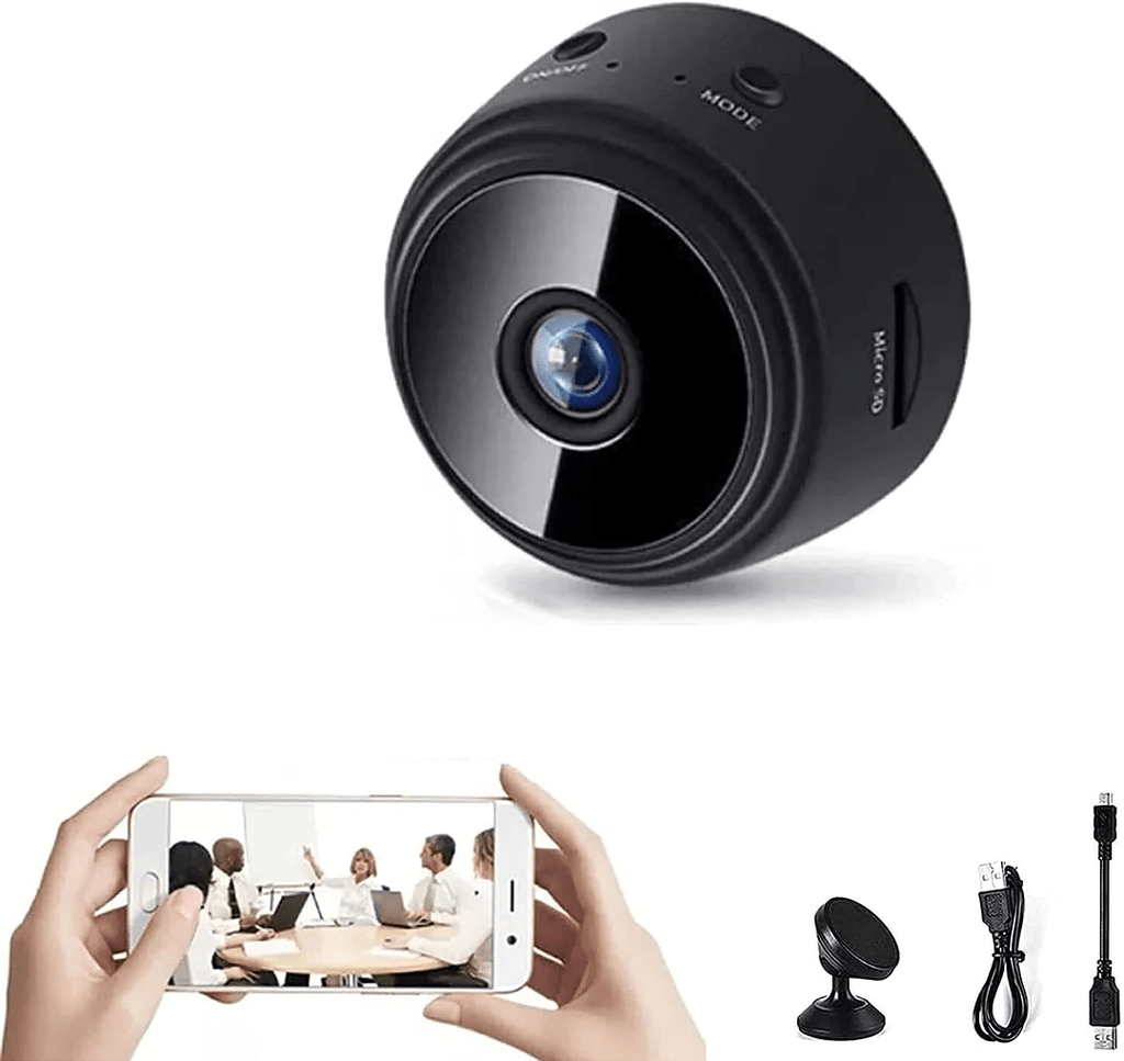 NovaCam Mini kompaktní bezpečnostní kamera 1080P s nočním viděním a ovládáním přes aplikaci