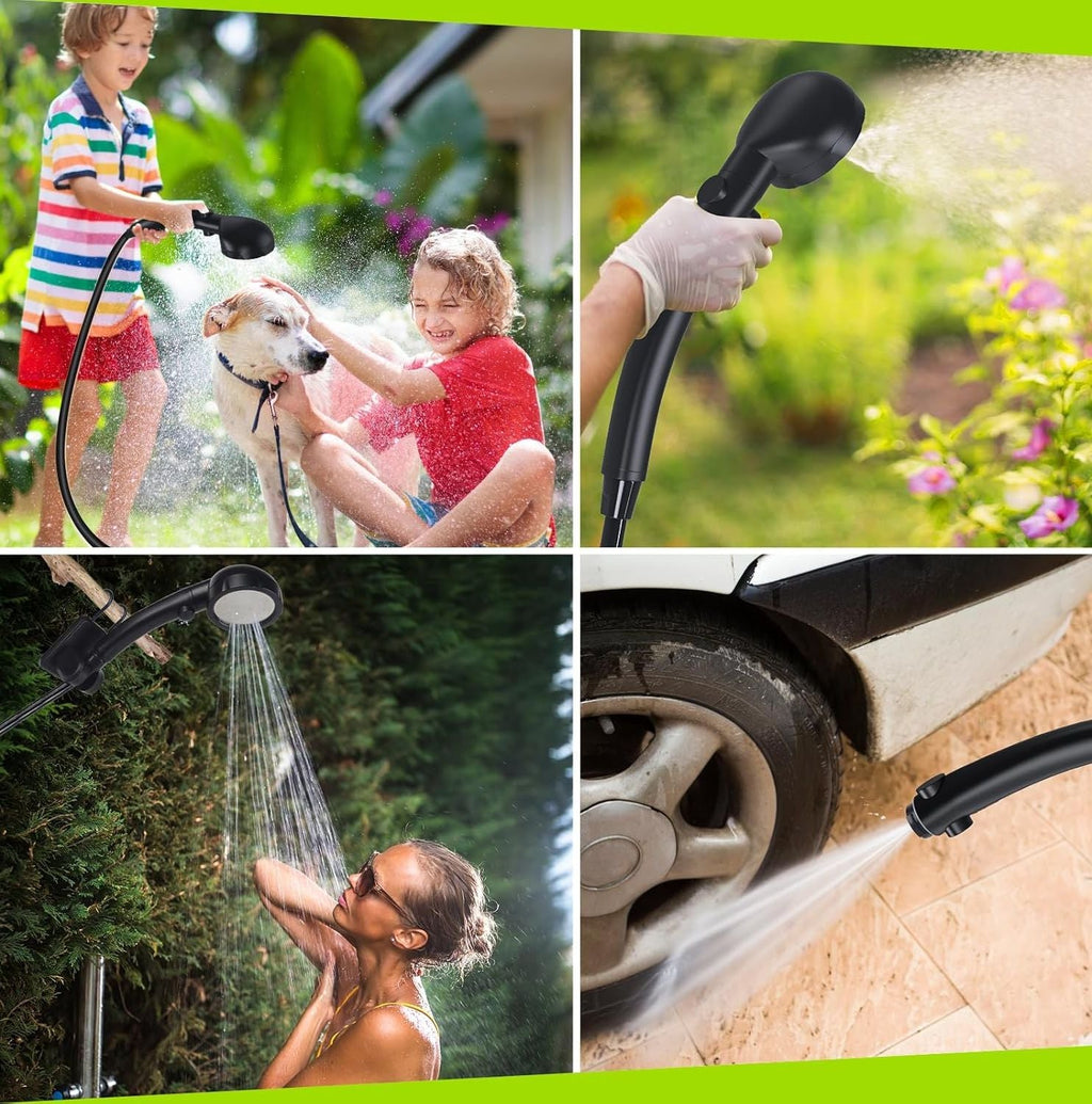 Portable Compact Outdoor Shower With Electric Pump For Camping