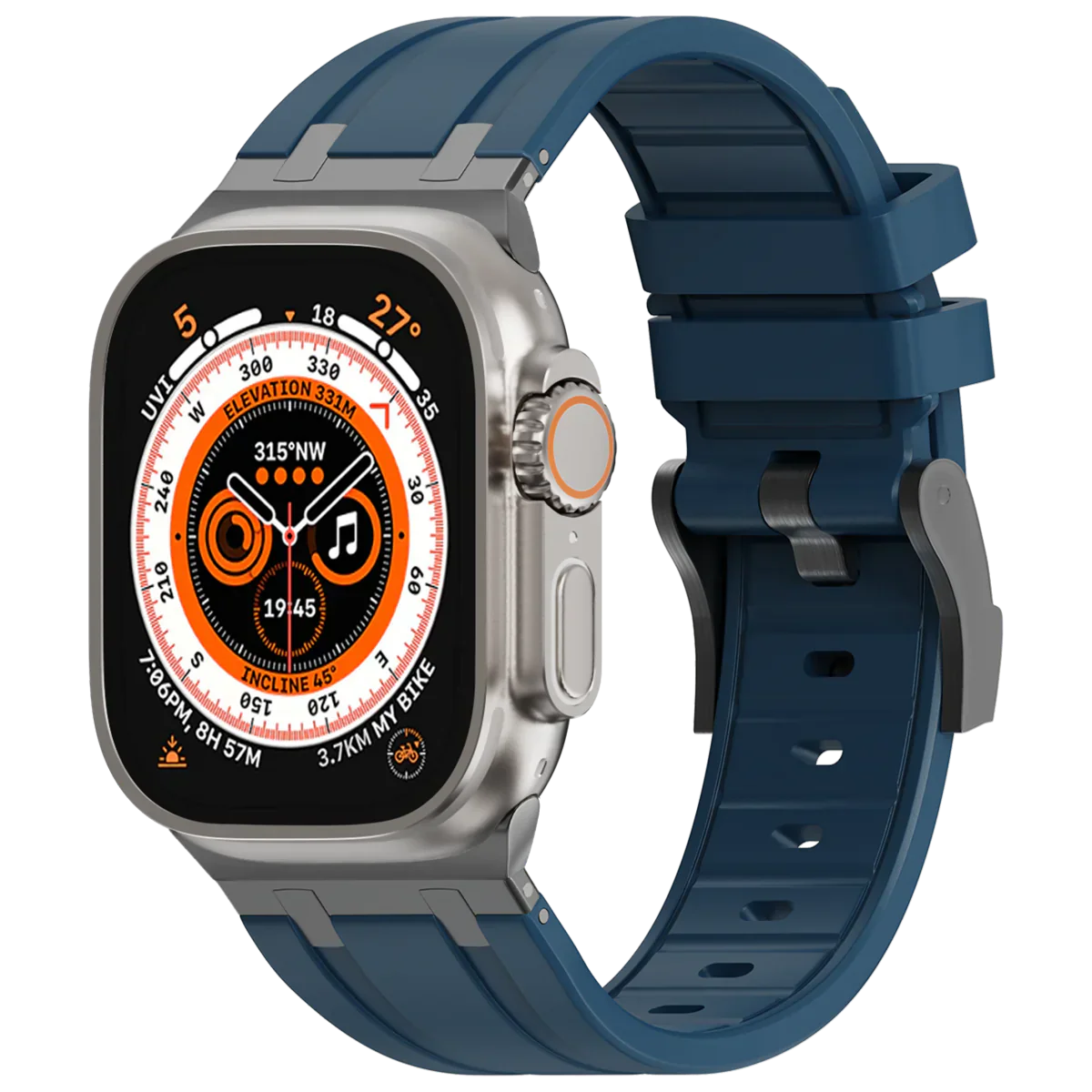 AP Silicone Wristband Fits Apple Watch Adjustable Size 130–220mm