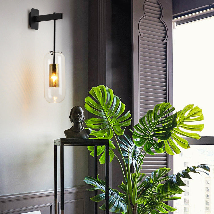 AriaNord Glass Wall Light In Modern Minimalist Design