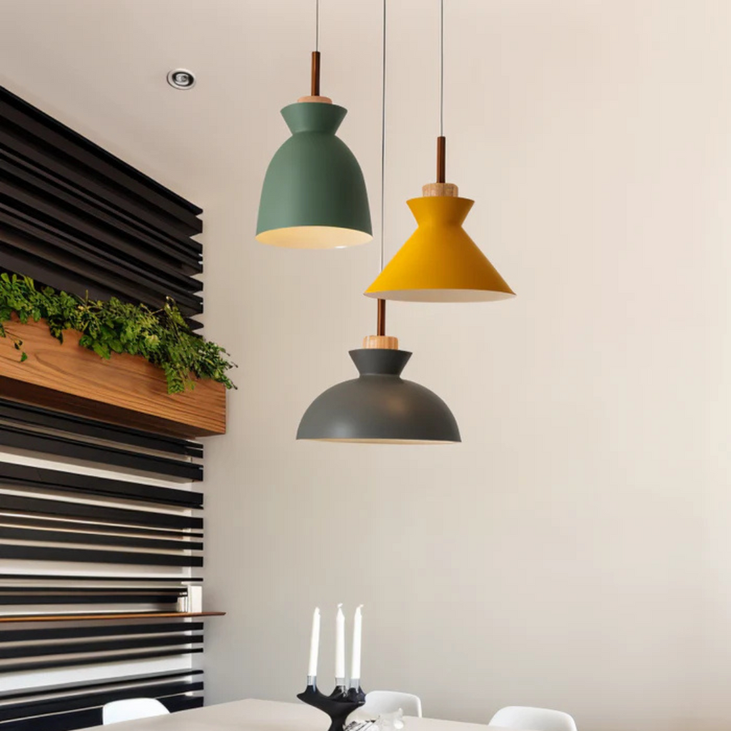 Luce a Sospensione Liora Macaron per Sala da Pranzo e Soggiorno
