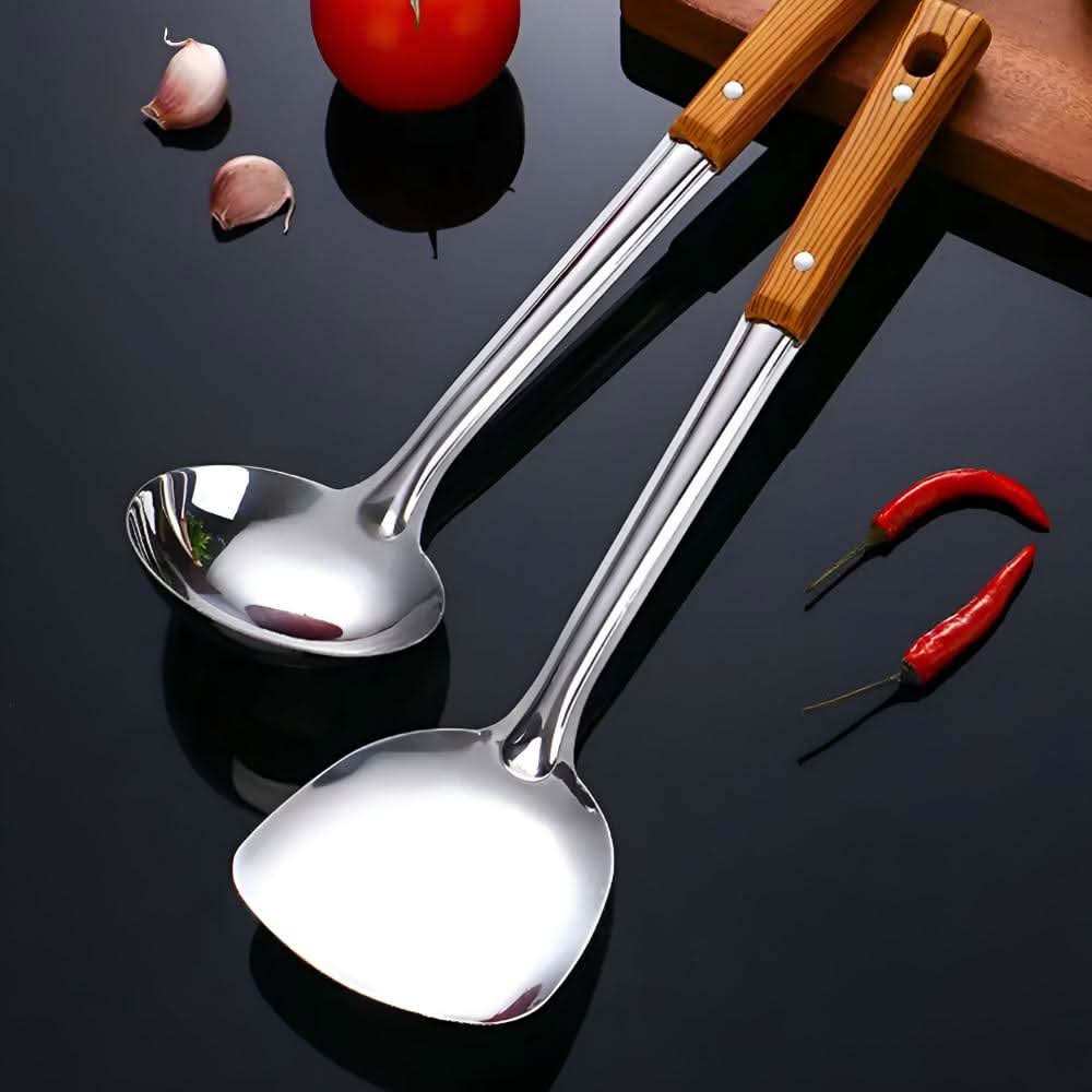 Luxury Stainless Steel Kitchen Utensil Set With Elegant Design And Durability