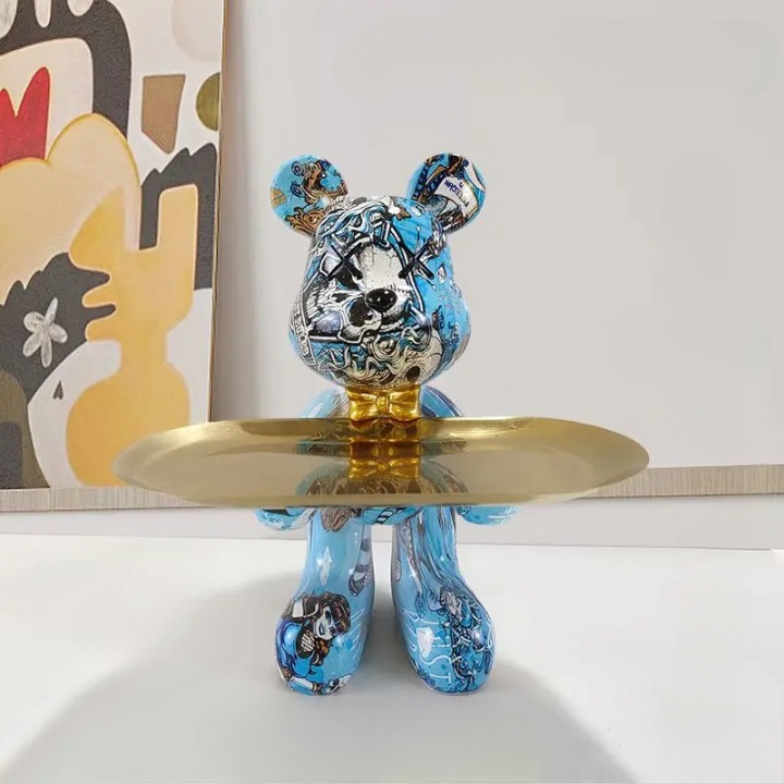 Hjemme Øl Kunstnerisk Dekorationsbakke Statuer Til Nøgler Og Små Skatte