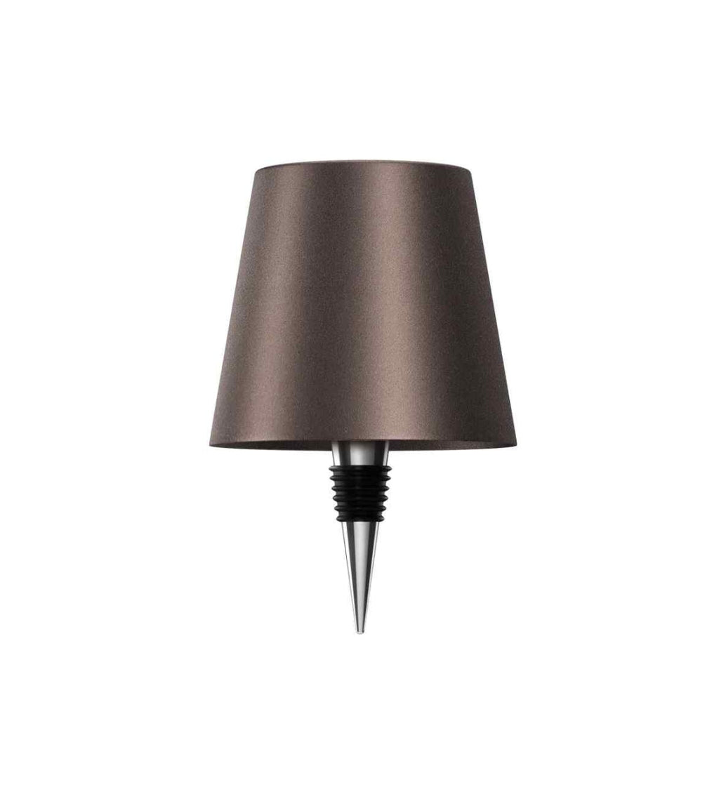 Aluminium LED-fleslamp, oplaadbare tafellamp voor wijnflessen, warm licht