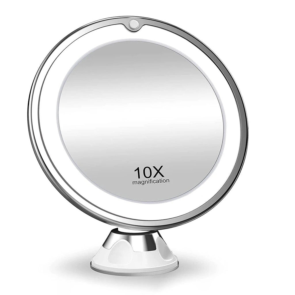 Gleam Precision 10x LED Makeup Mirror for Precise Beauty