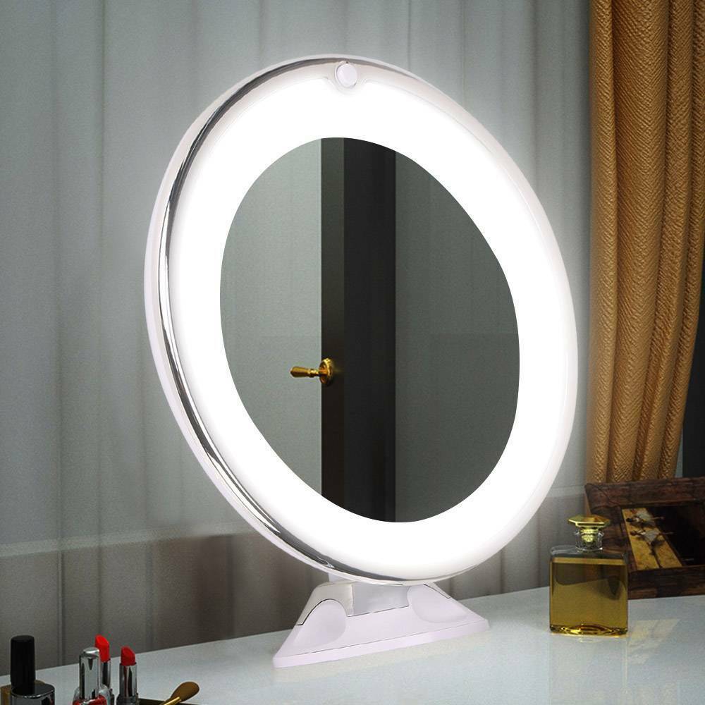 Gleam Precision 10x LED Makeup Mirror for Precise Beauty