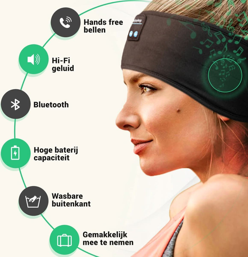 SomniWave Smart Bluetooth Sleep Band for Deep Sleep and Relaxation