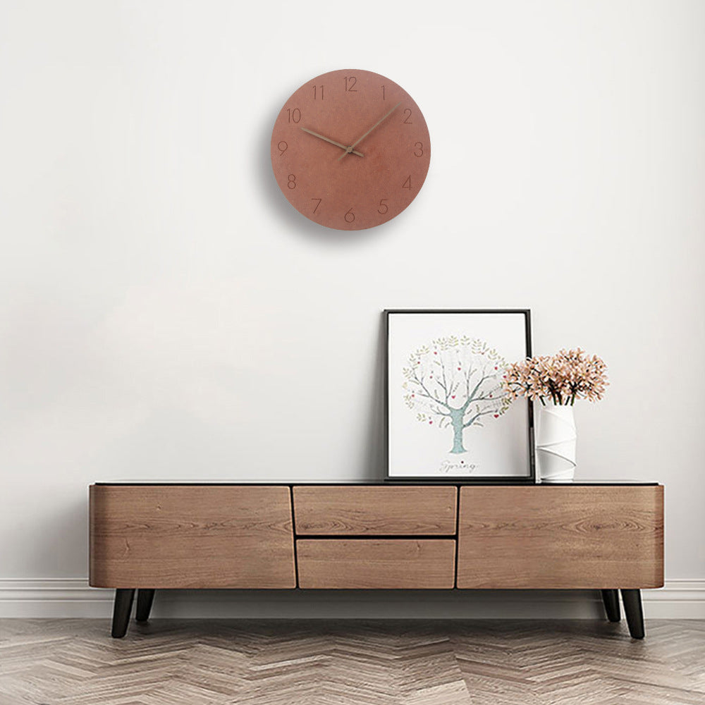 Fjordis Nordic 29 CM Wall Clock, Minimalist Quiet Design