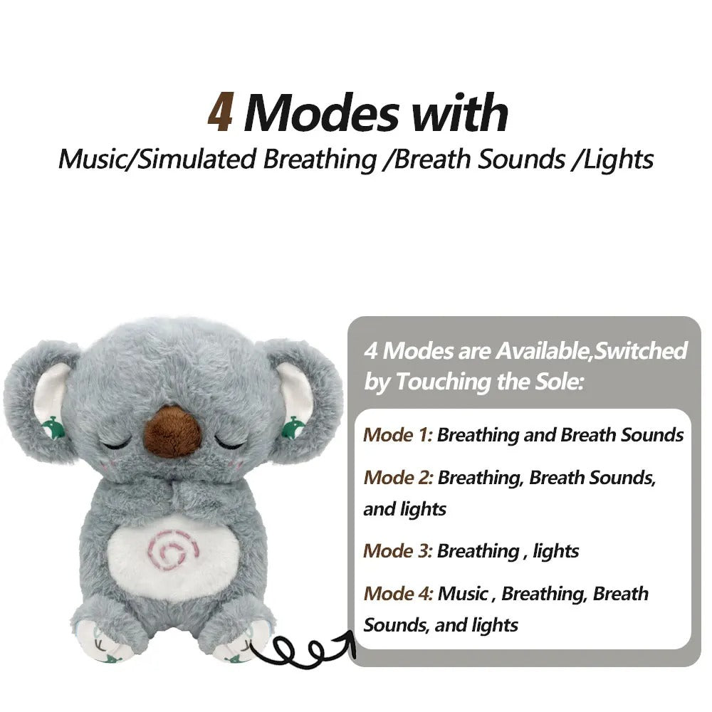 Peluche Loutre pour Bébé, Compagnon de Respiration pour un Coucher Doux | Fervei