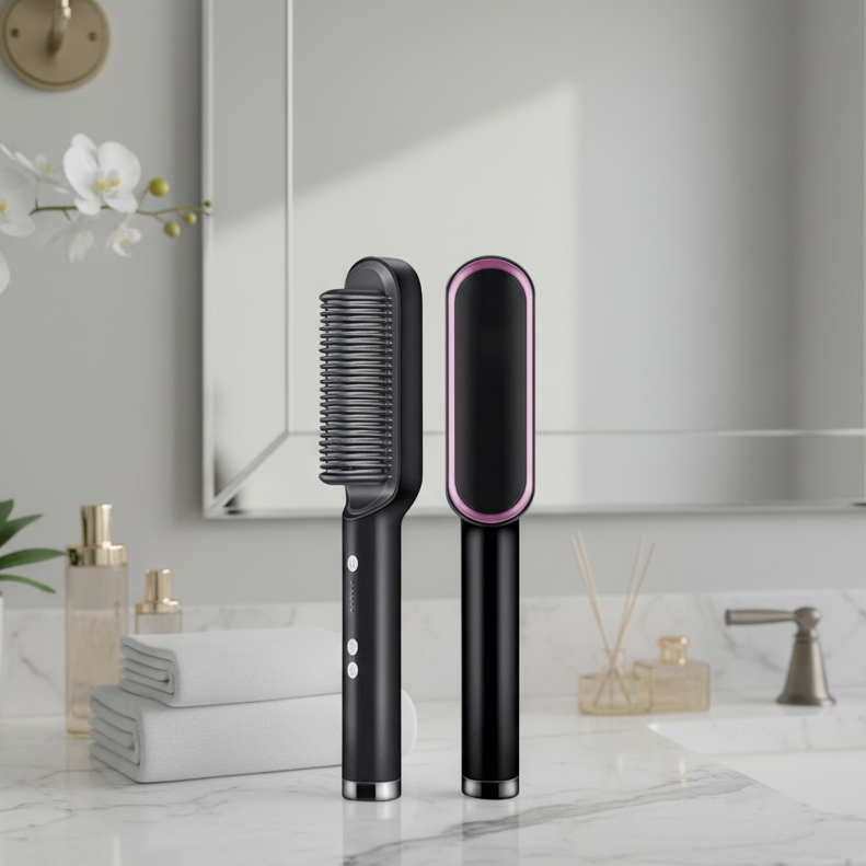 NovaGlide Pro Hair Straightener With Tourmaline Ceramic For Shiny Styles