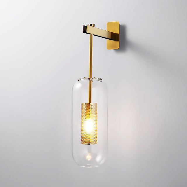 AriaNord Glass Wall Light In Modern Minimalist Design