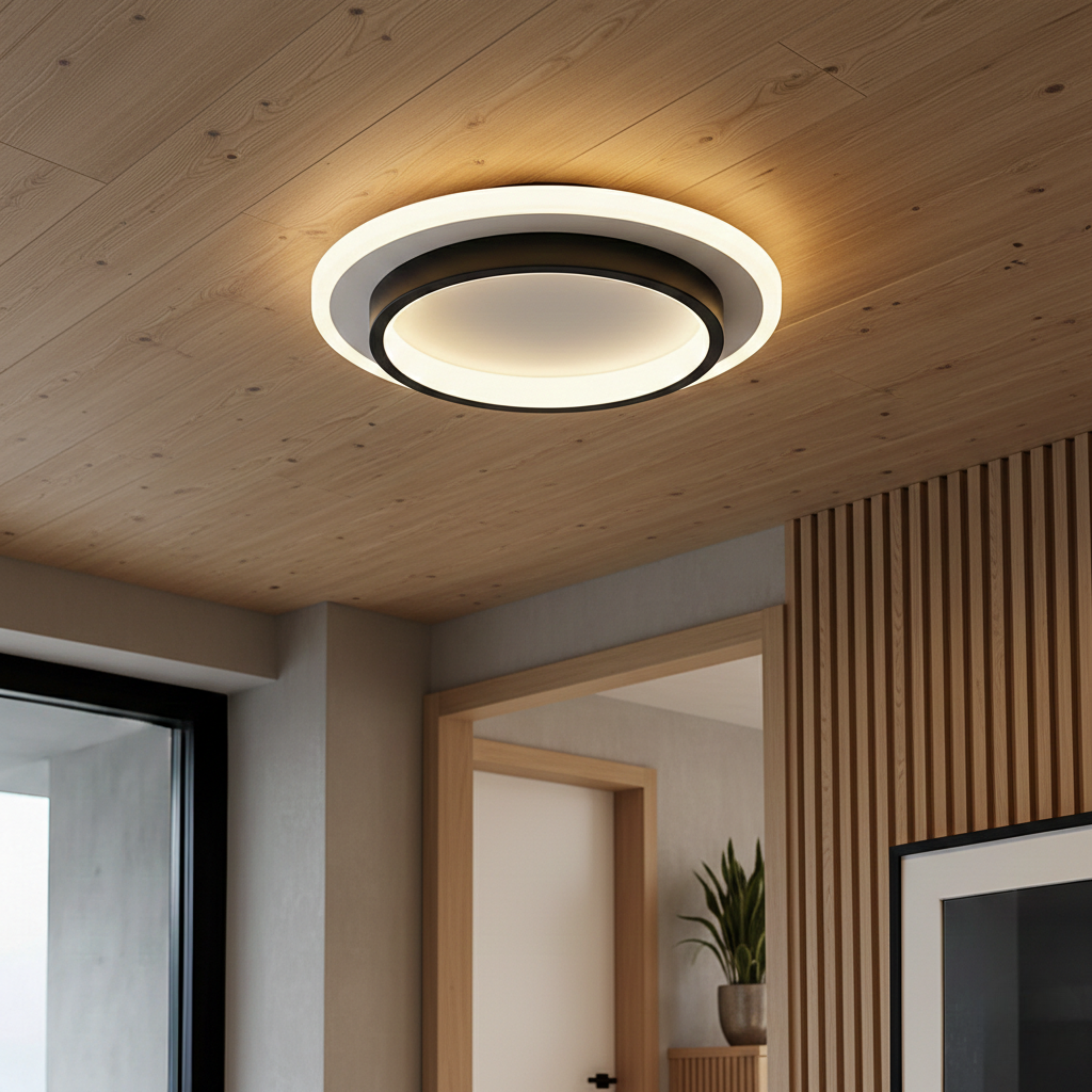 Současné elegantní LED stropní svítidlo AureaLux s přisazenou montáží